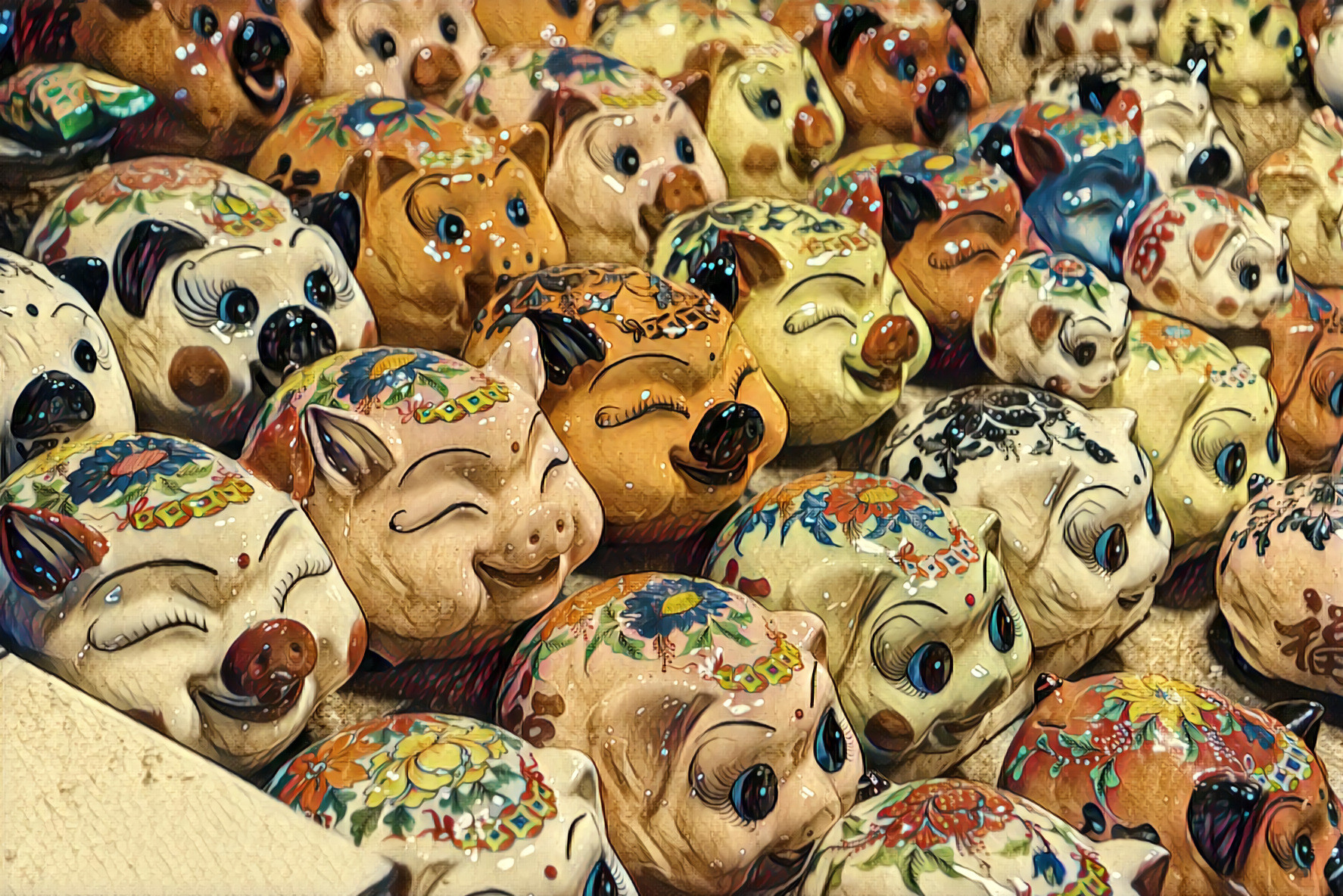 Vietnamese Piggy Banks sharing Deep Dreams