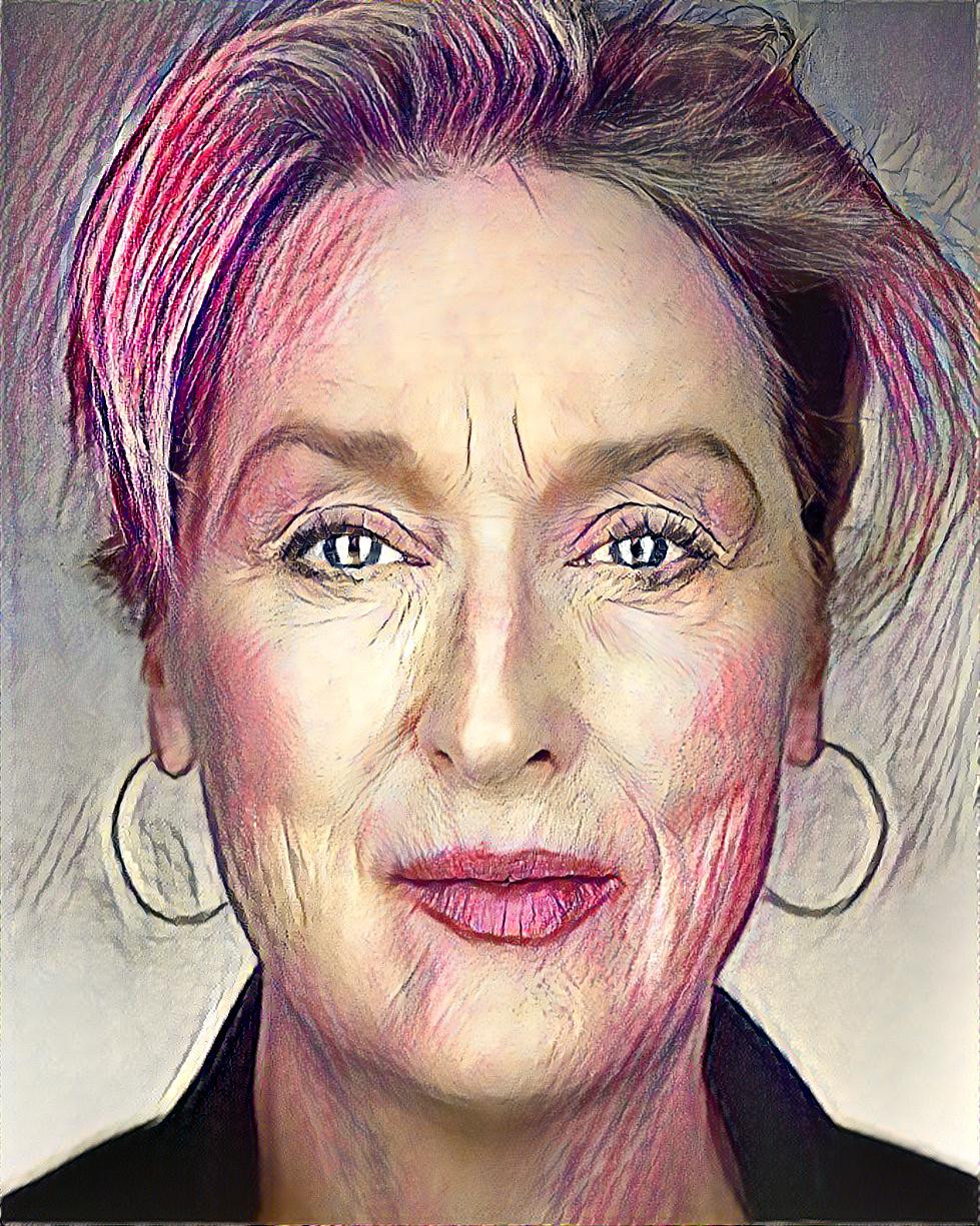 MERYL STREEP. Years can't oversail a lady's beauty