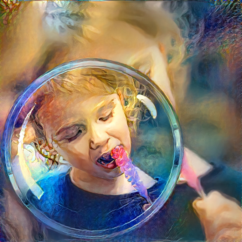 Girl in a Bubble 