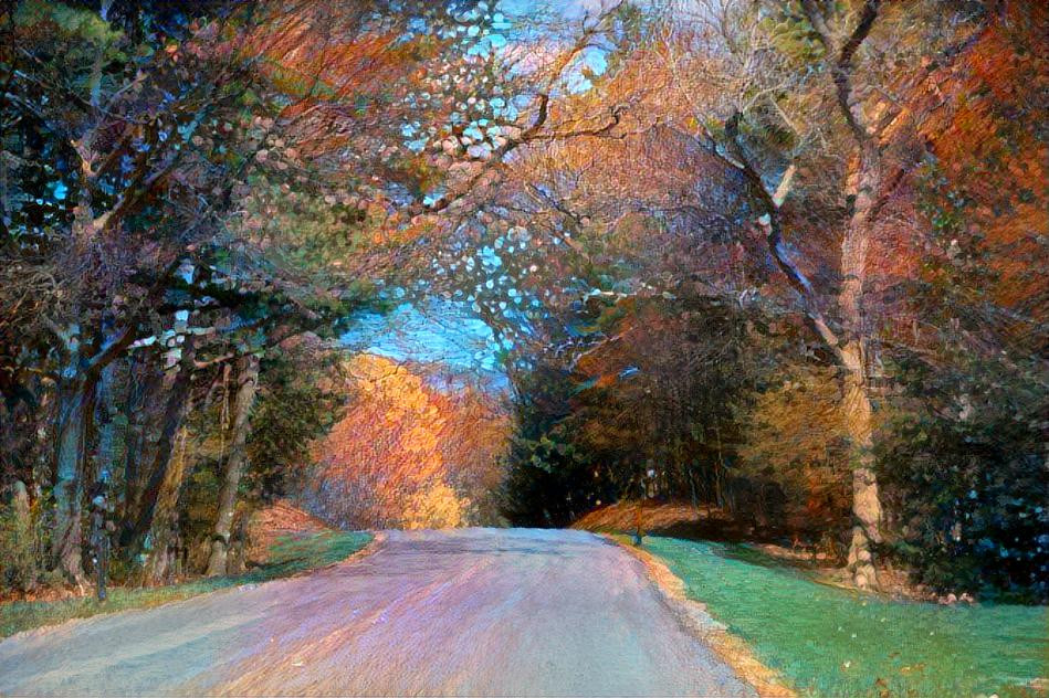 The Road To Taughannock Falls 