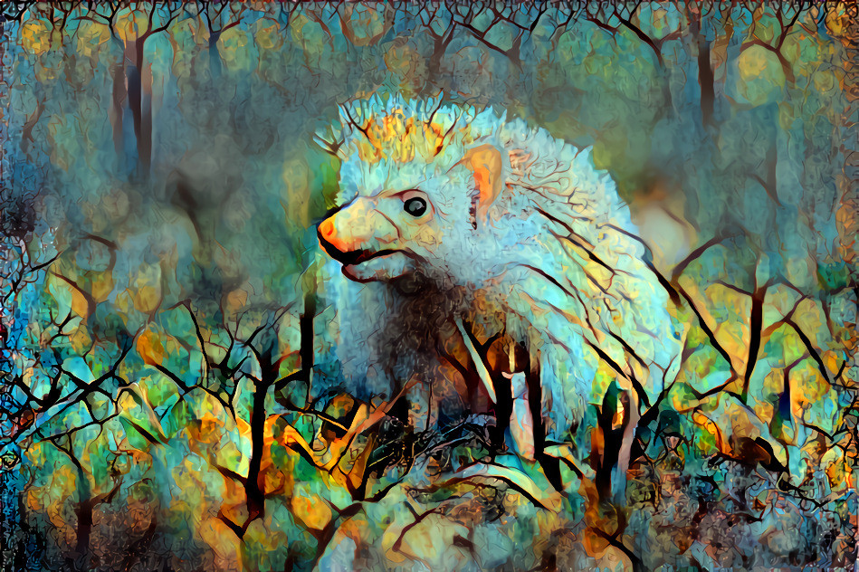 Redreaming extinction series: Hedgehog