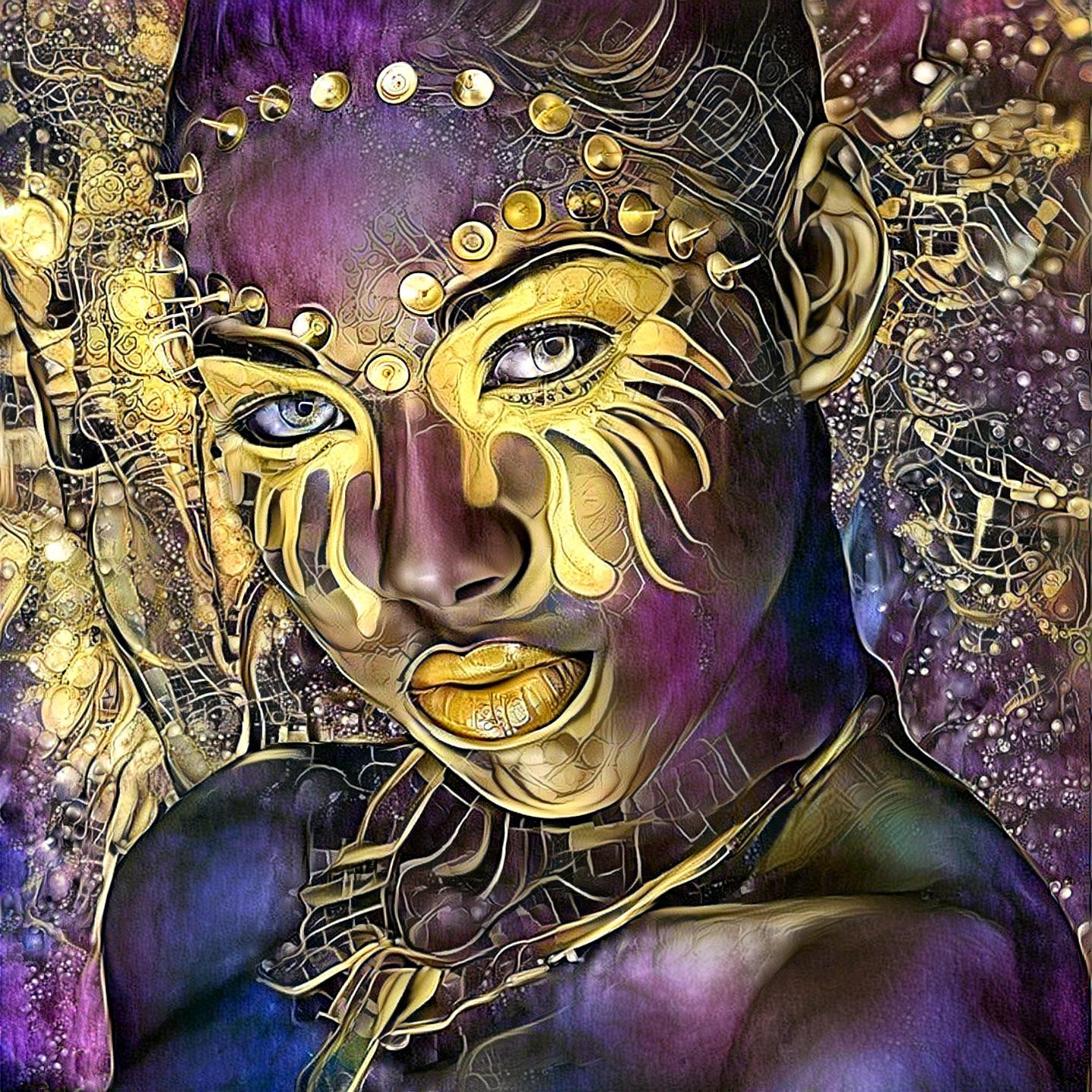 Gold and Purple Portrait [FHD]