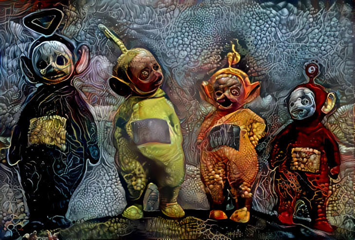 What if H.P. Lovecraft wrote the Tellie Tubbies.