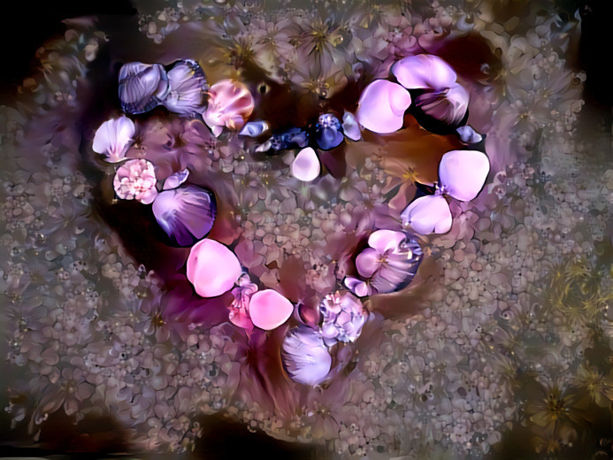 Shell Heart in Sand