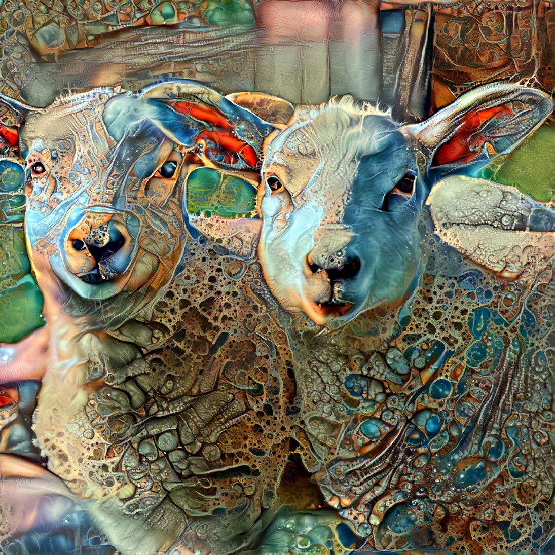 Psychedelic sheep of the family