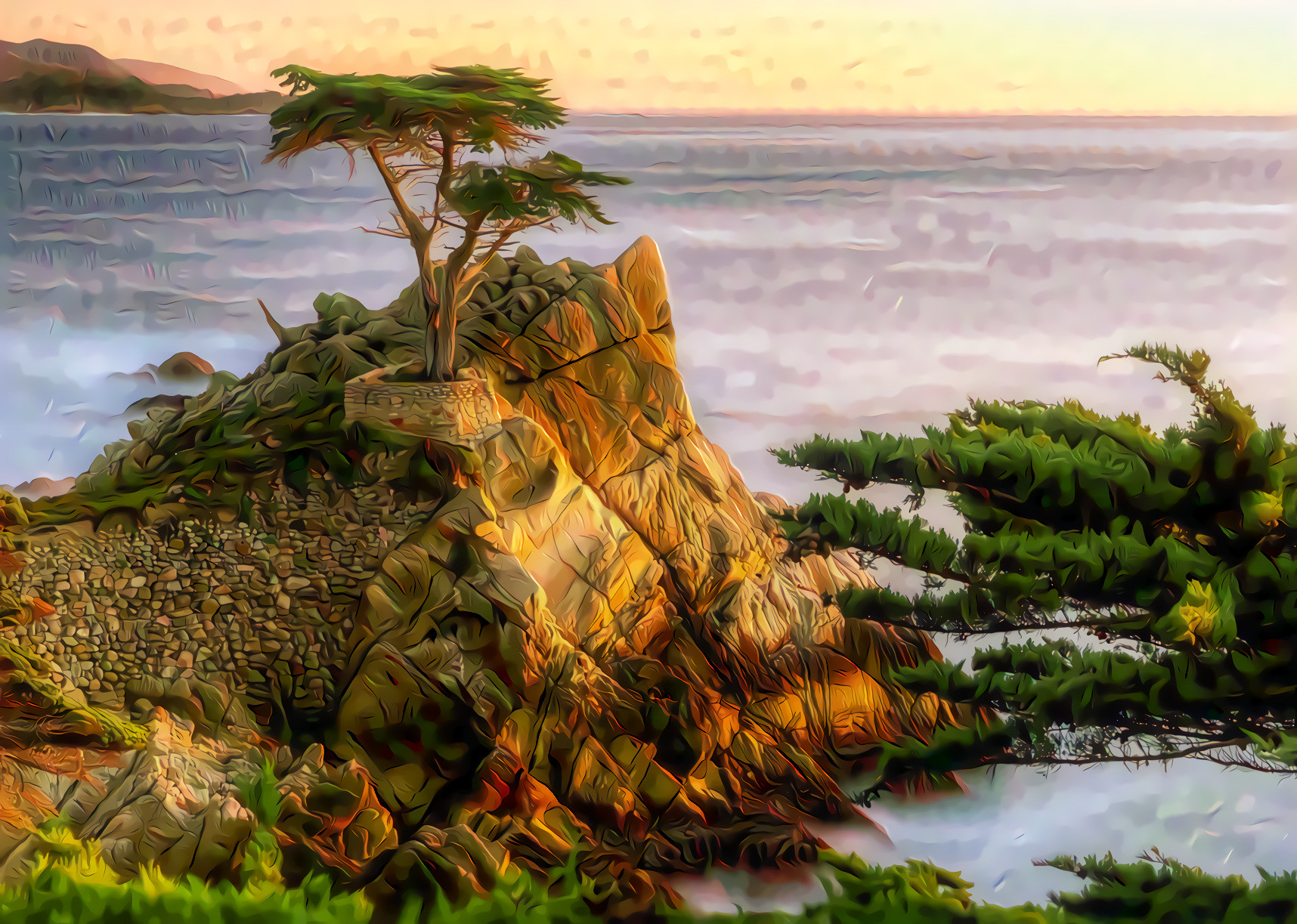 Pebble Beach, California, Pacific Ocean