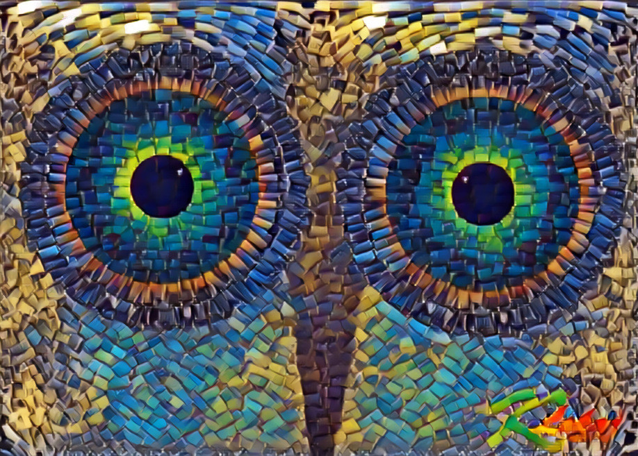 Owl Mosaic