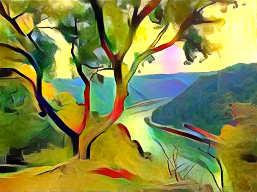 River landscape - the Loreley 