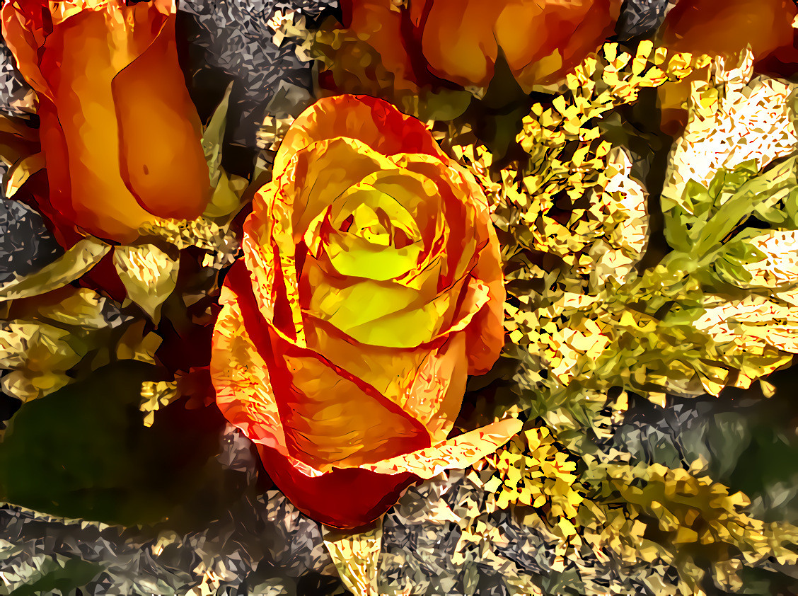 Yellow Orange Rose #2