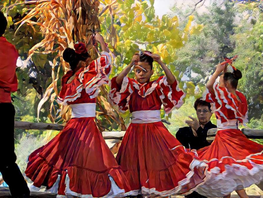 Young dancers at Harvest Festival