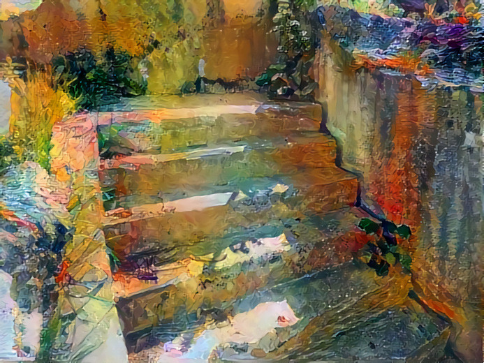 Steps on a rainbow