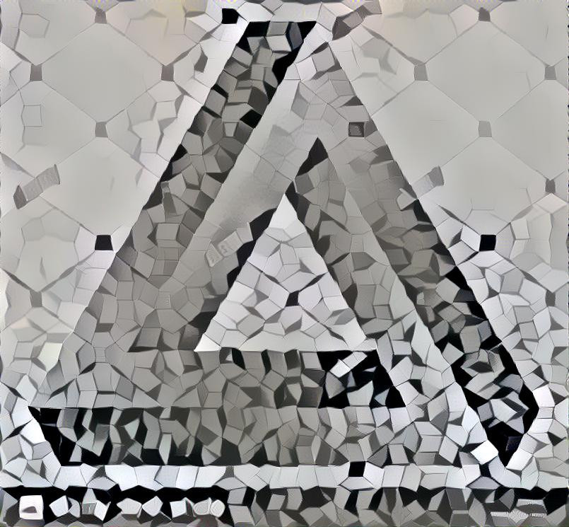 Penrose triangle and Penrose tiling