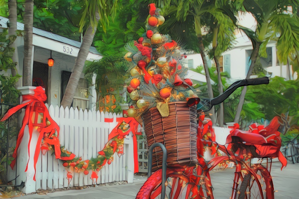 Christmas Cottage Key West FL.