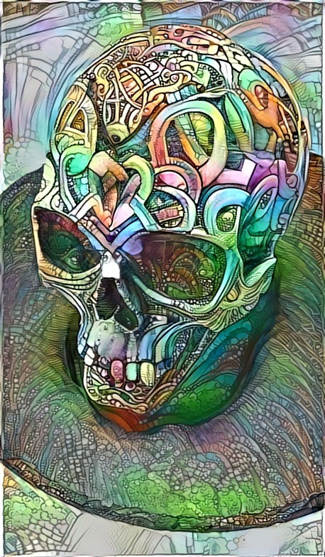 StilLife - Tribal-Skull (Mosaic)