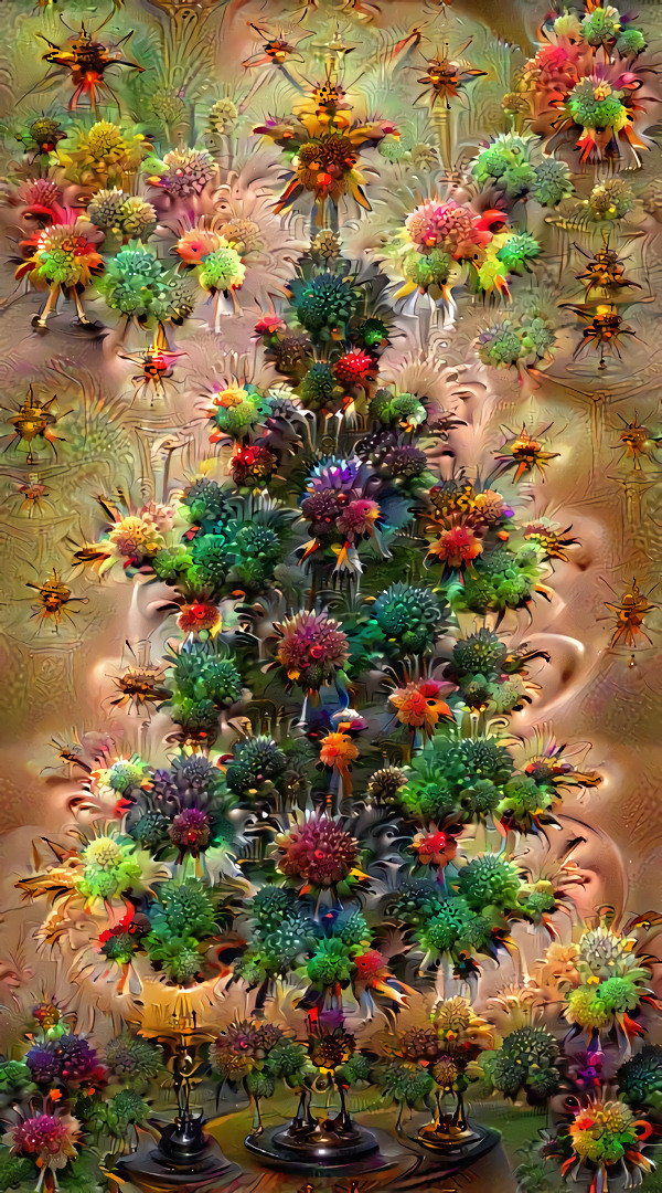 Floral Christmas Tree Dream