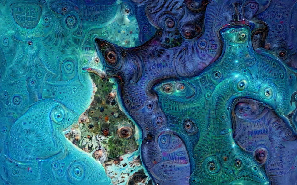 Bahamas + Deep Dream x 2