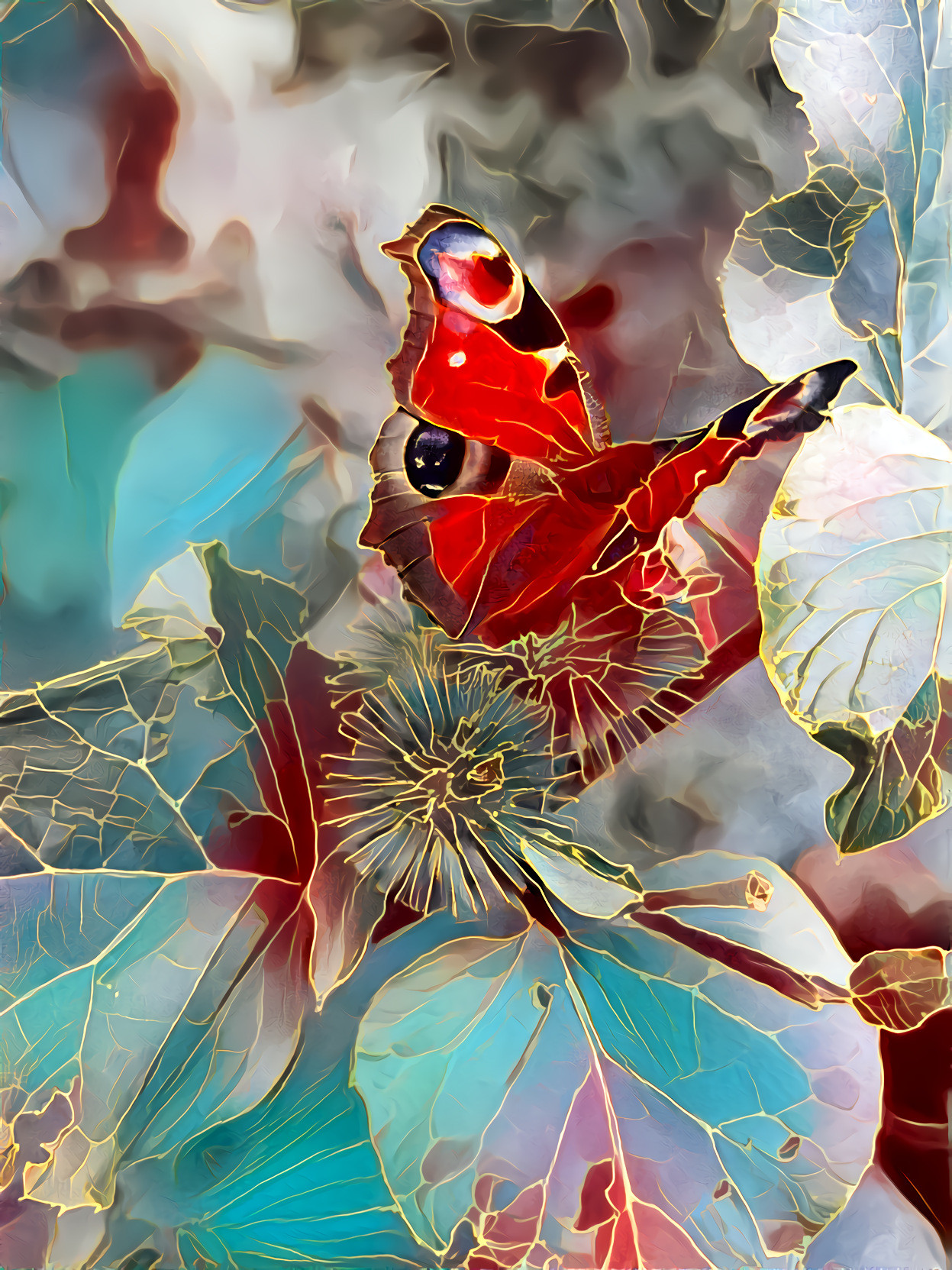 Peacock butterfly 