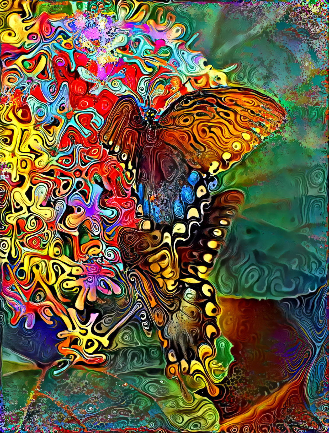 flutter by's psychedelized 