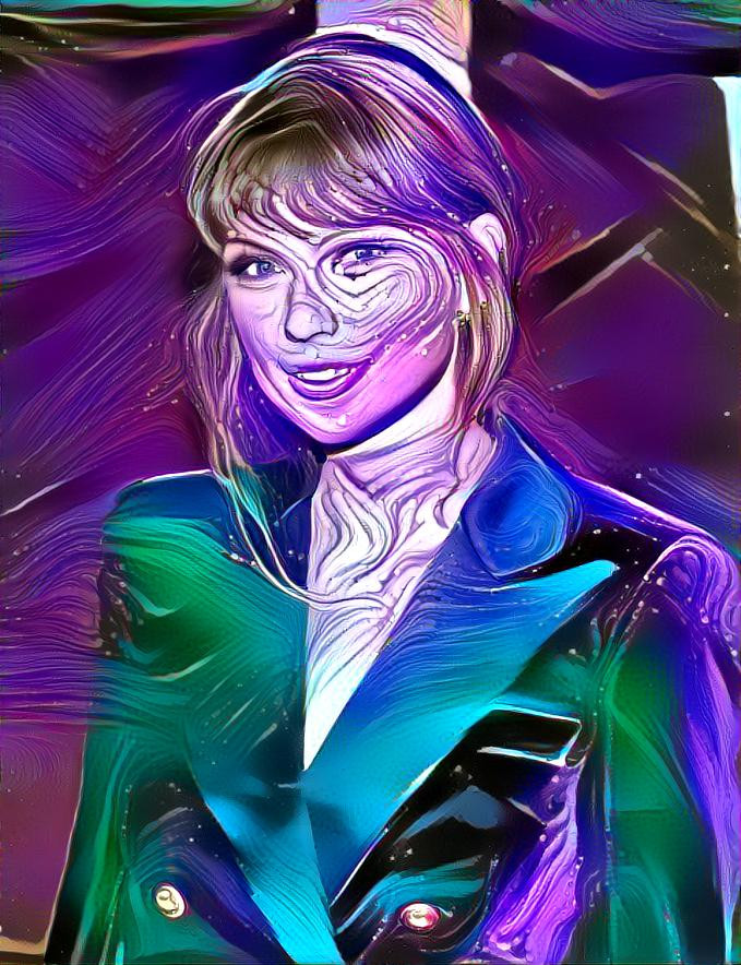 Dr. Taylor Swift in purple