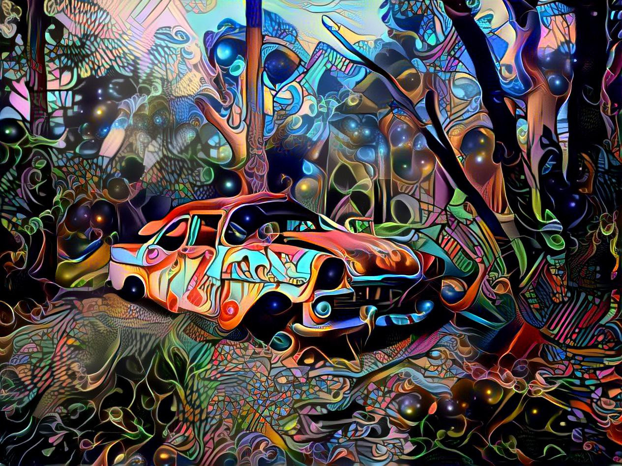 EK Holden found in the bush