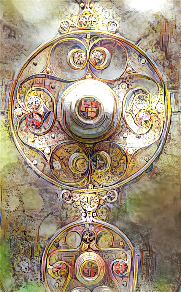 Battersea Shield - Celtic Book of Kells Filter