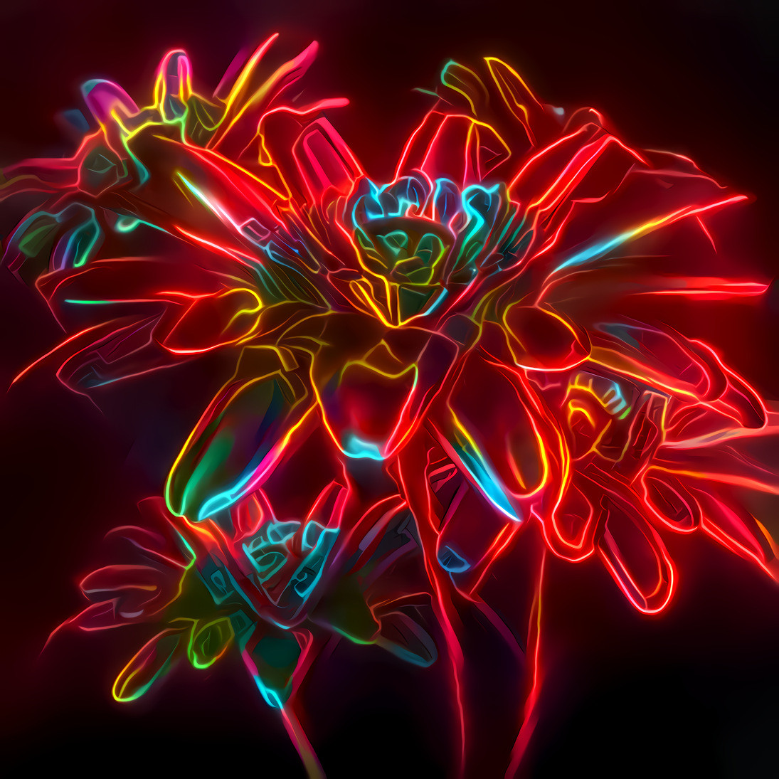 Neon Flowers 