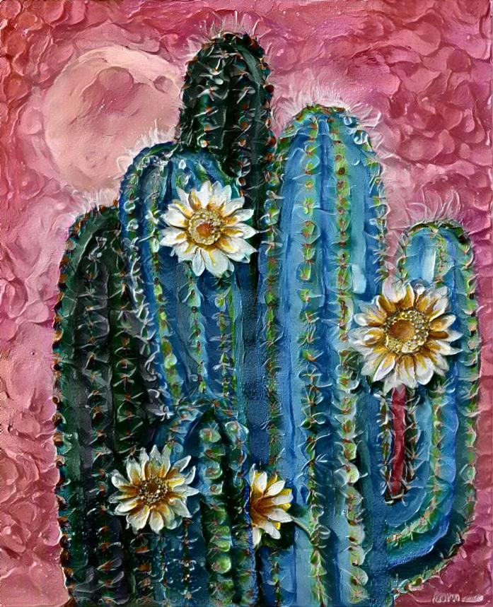 blue cactus