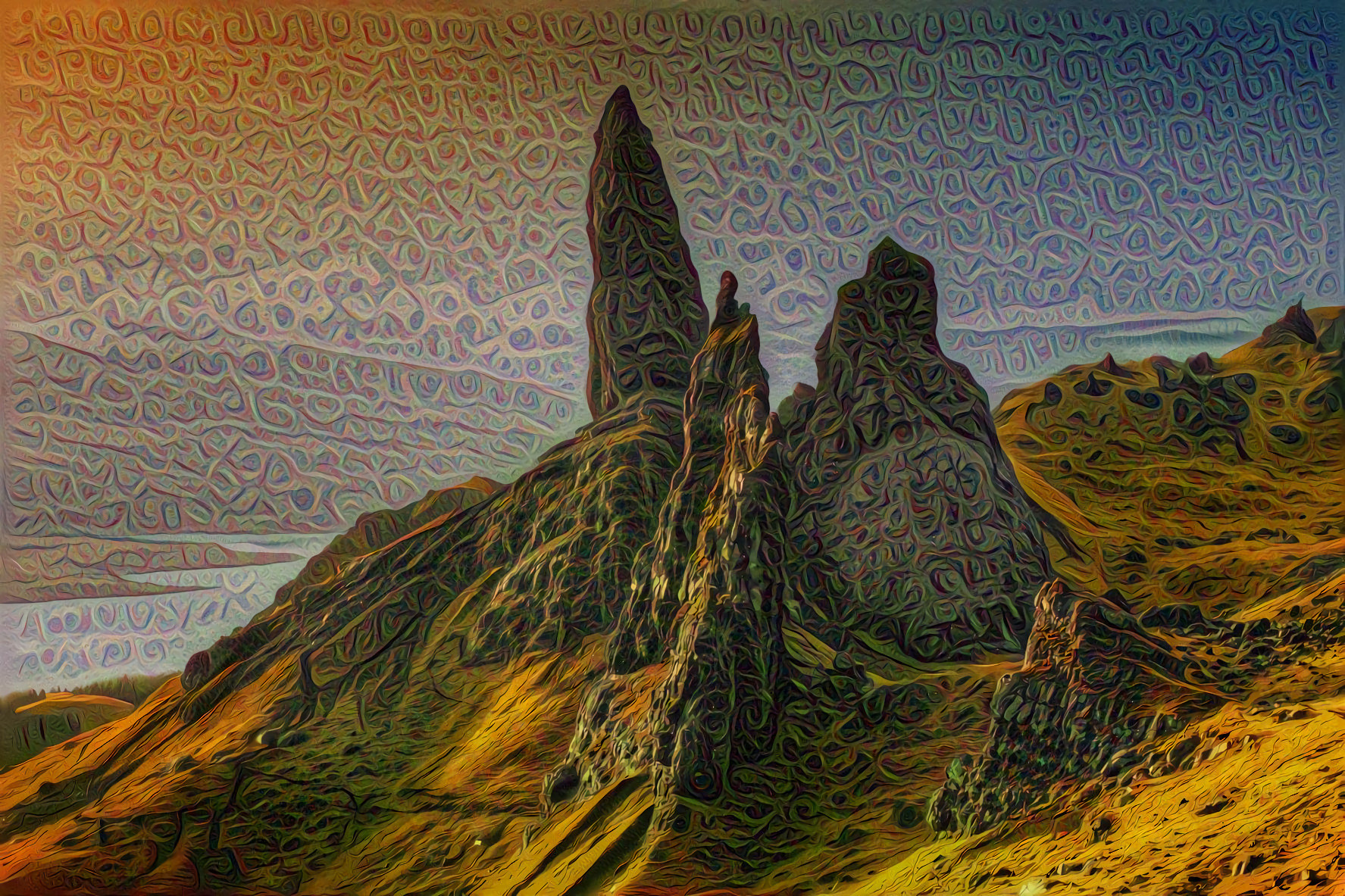 Scotland, Isle of Skye   Old Man of Storr