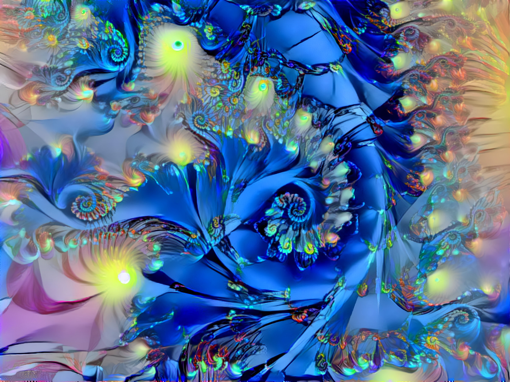 Blue Fractal