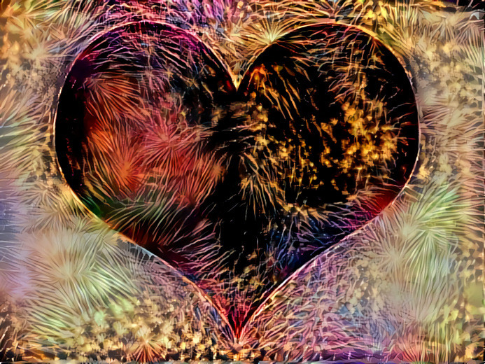 Firework heart