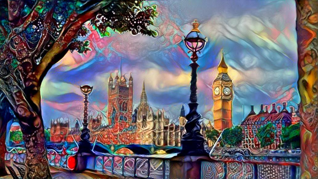 London in LSD colors