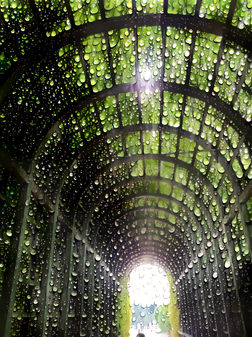 Hampton Court green archway