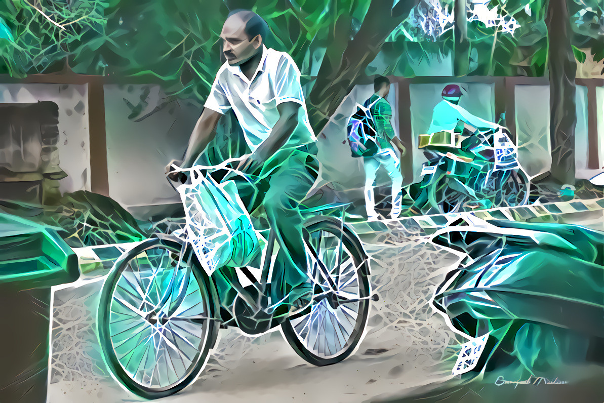 THE BIKE RIDER...........