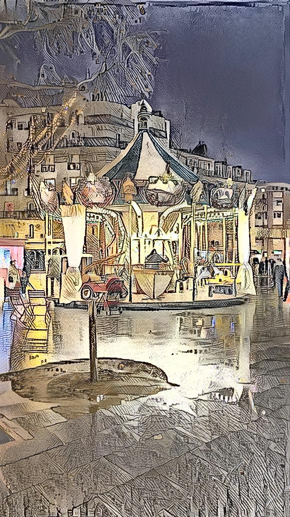 Carrousel in the night