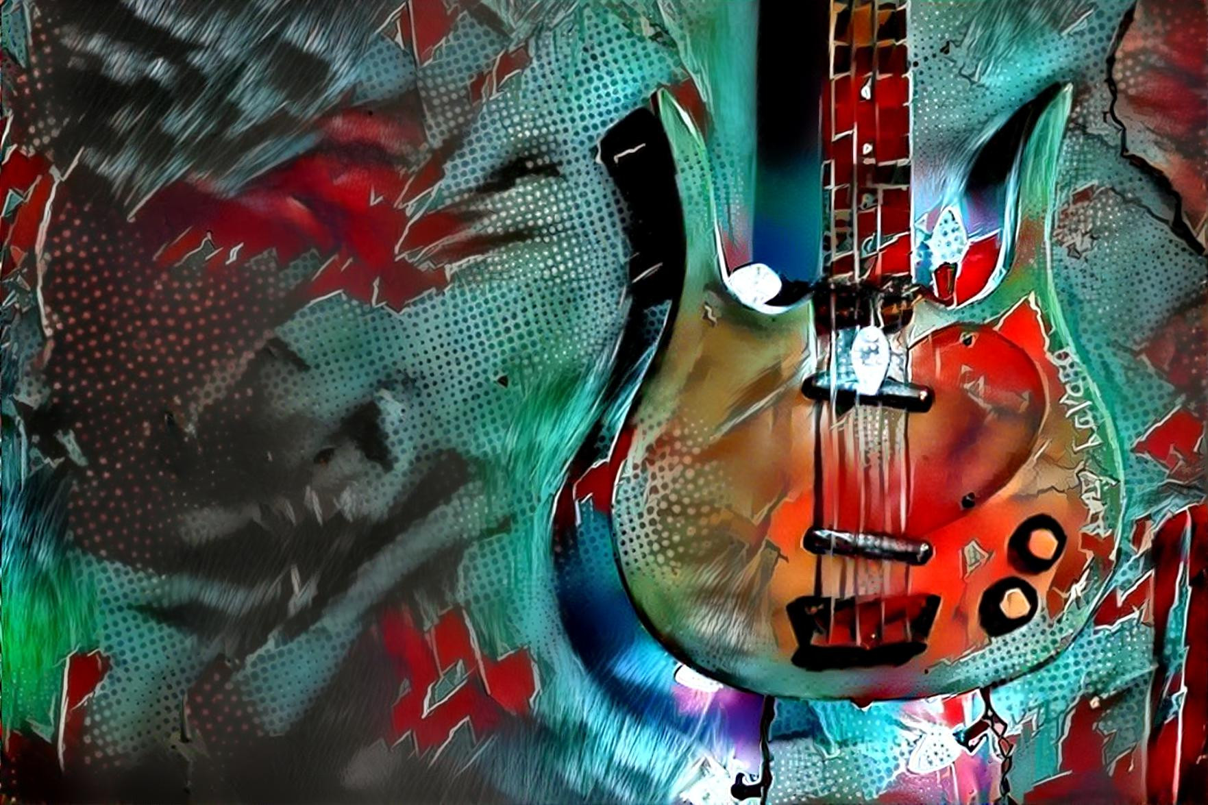 Amy LeVere’s Danelectro Deep Dream