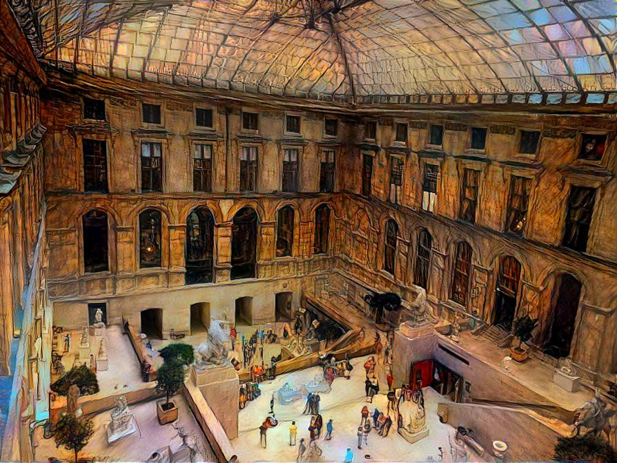 Louvre, Interior