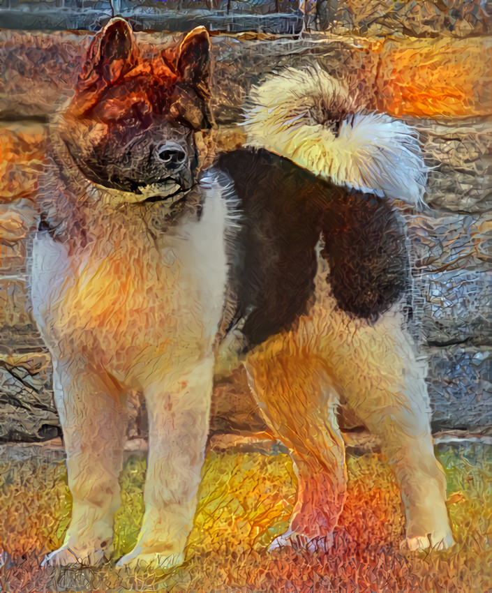 Akita Japanesse dog