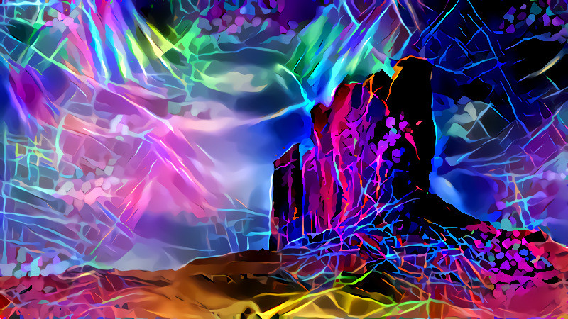 Neon Rockscape