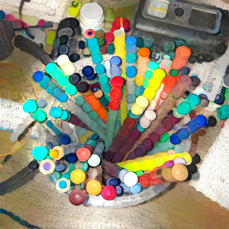 Pencils / carton caps