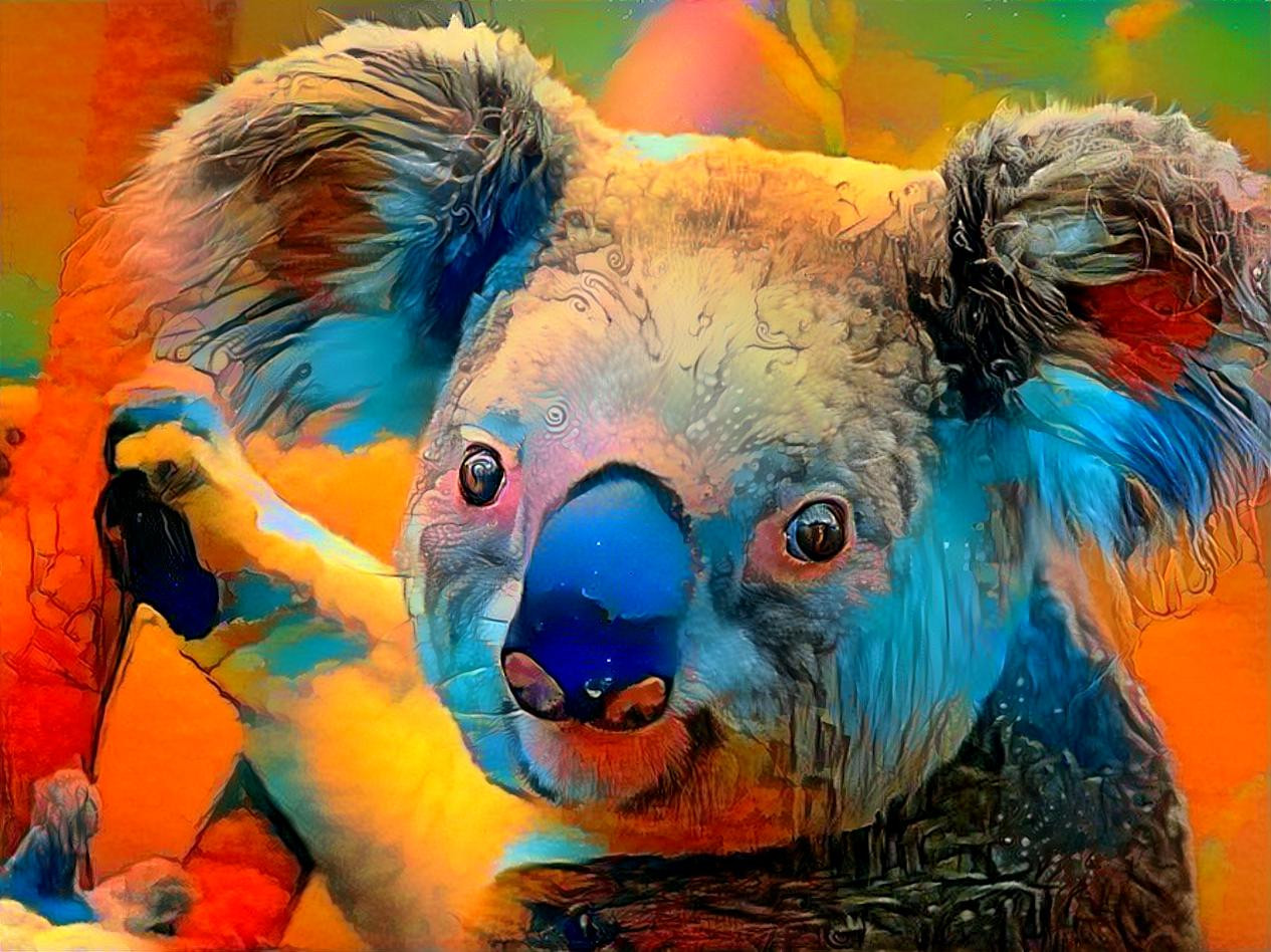 Colorful Koala