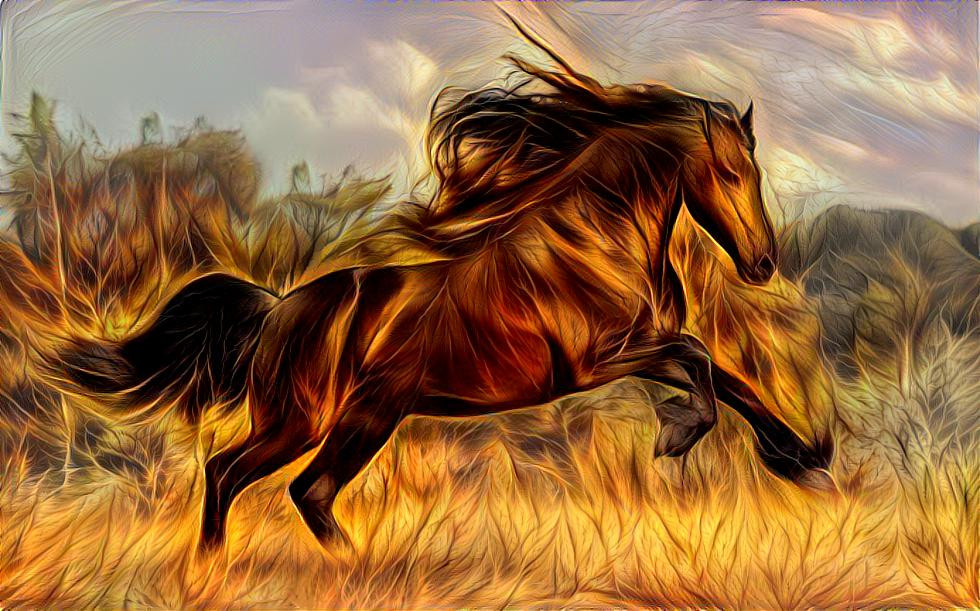 Fire horse