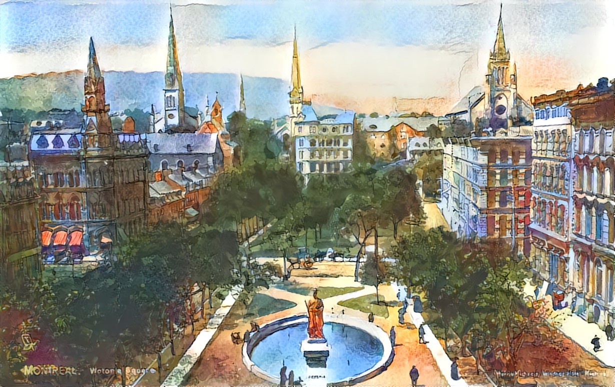 Square Victoria, Montreal (circa 1887)