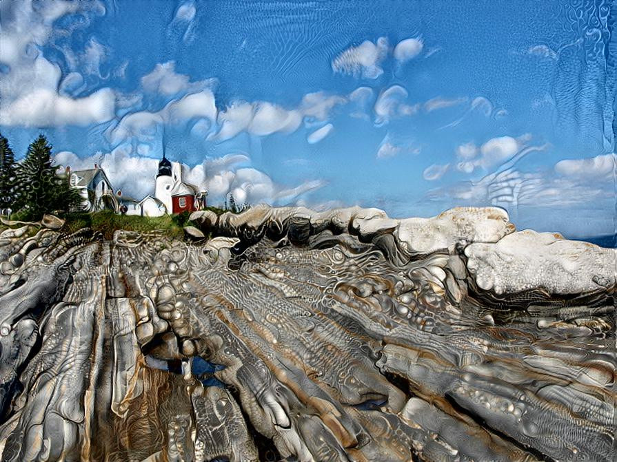 Rocky shore in Maine - photographer Deb Berk