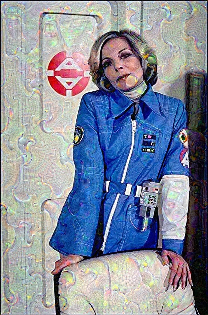 Babs as Dr. Helena Russell, Space 1999