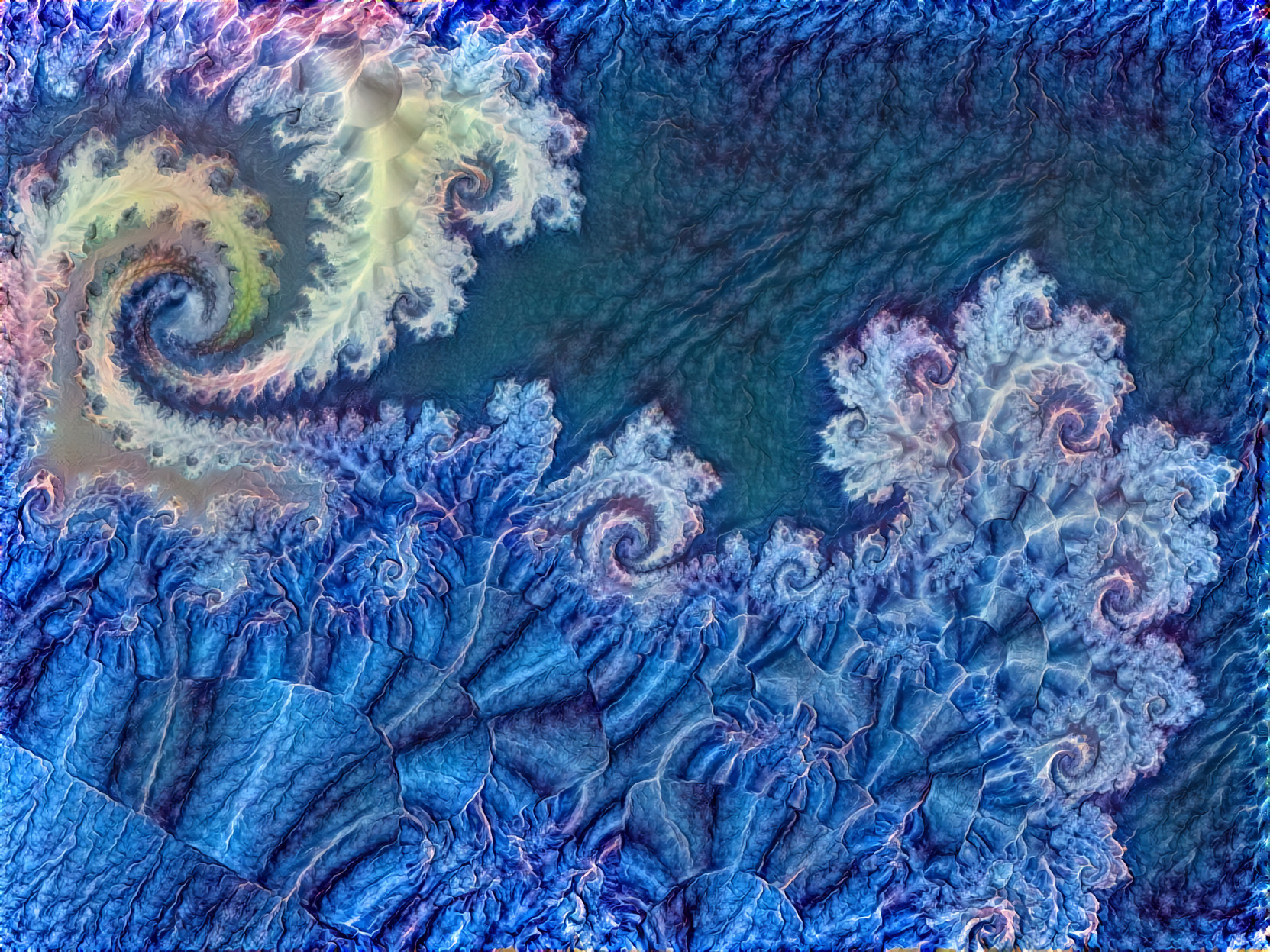 Blue Fractal