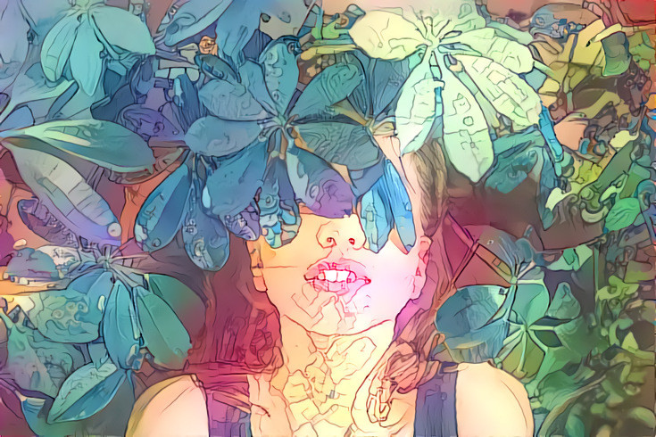 Leafy girl 1