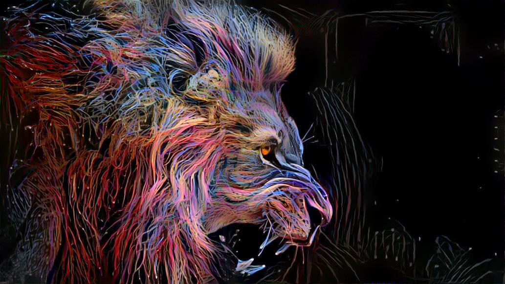 Neon Lion