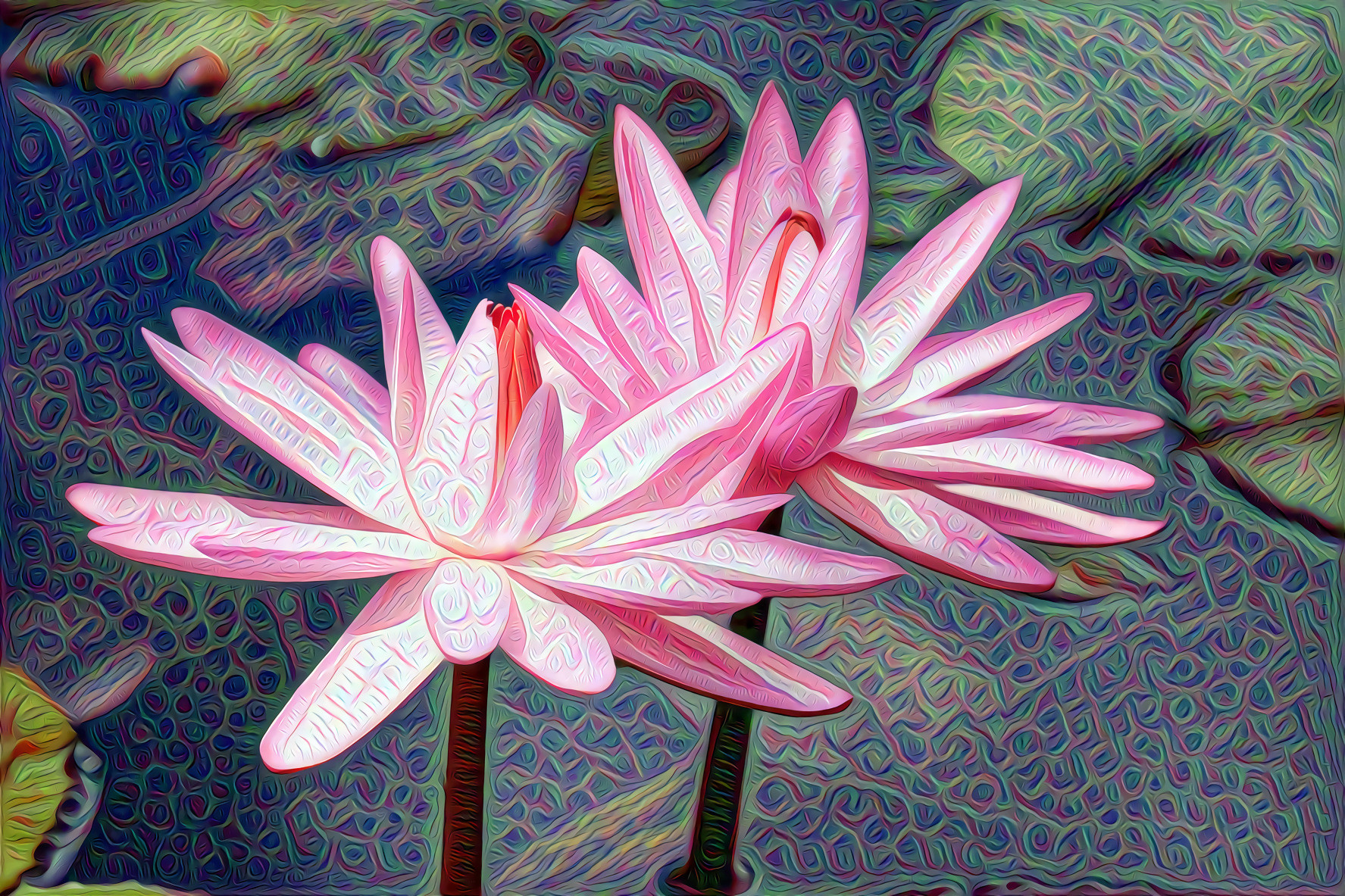 Pink Water Lilies #2