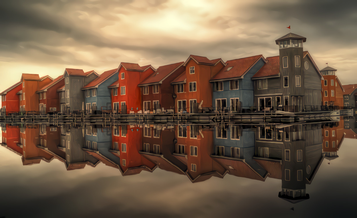 Row Houses on the Water Front