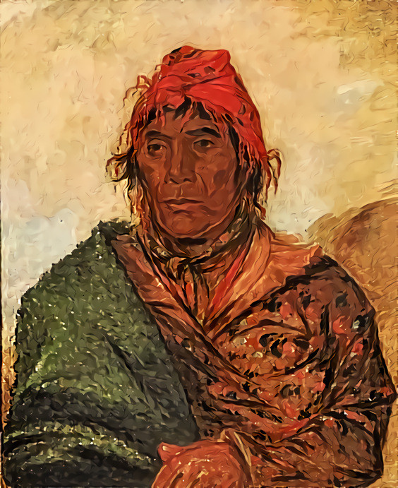 Ee-mat-la,  Geo. Catlin Indian portraits